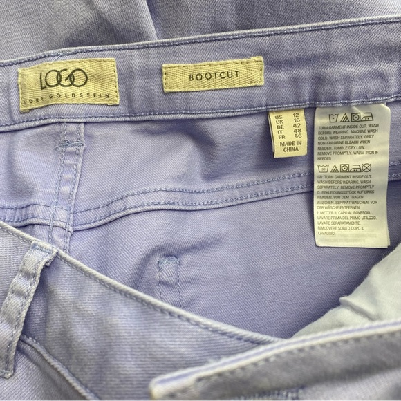LOGO LORI GOLDSTEIN Pants with stretch Size 12 very good condition! - Picture 6 of 10